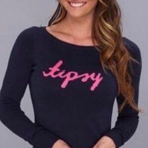 Lilly Pulitzer Sweater in Navy Blue “Typsy”